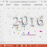 Thw Powerpoint Vorlage Gut Animated 2016 New Year Powerpoint Template