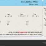Ticket Erstellen Vorlage Inspiration Vektor Vorlage Der Boarding Pass Tickets — Stockvektor