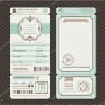 Ticket Erstellen Vorlage Inspiration Vintage Stil Boarding Pass Ticket Hochzeit Einladung