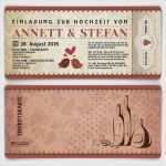 Ticket Kündigen Vorlage Best Of Einladung Hochzeit Ticket