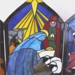 Tiffany Glaskunst Vorlagen Schönste Tiffany Glaskunst Weihnachtskrippe Echte Handarbeit