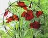 Tiffany Lampen Vorlagen Fabelhaft Tiffany as Design Fensterbild Mohnblumen