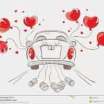 Time System Vorlagen Kostenlos Download Wunderbar Hochzeitsauto Vektor Abbildung Illustration Von Glücklich