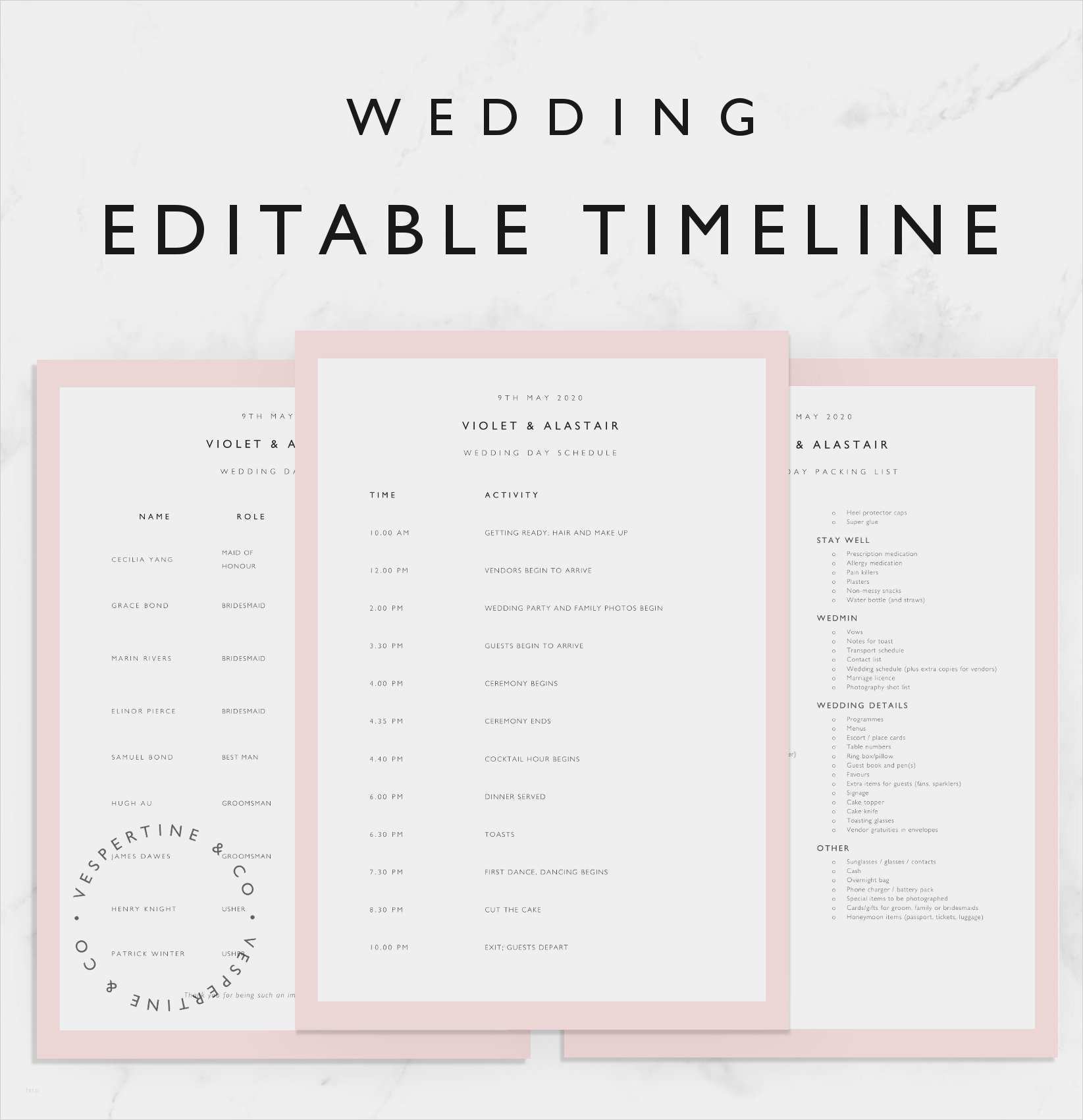 Timeline Vorlage Word Süß Hochzeit Timeline Vorlage Braut Hochzeit Tag Planen