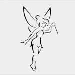Tinkerbell Tattoo Vorlage Beste 30 Outline Tinkerbell Tattoos