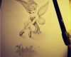 Tinkerbell Tattoo Vorlage Inspiration Tinkerbell Bleistiftzeichnung