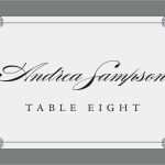 Tischkarten Drucken Vorlage Einzigartig Hochzeit Tischkarten Vorlage Gefaltet Graue Von