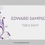 Tischkarten Drucken Vorlage Erstaunlich Hochzeit Tischkarten Vorlage Gefaltet Swirly Polka Silber