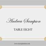 Tischkarten Geburtstag Vorlagen Großartig Hochzeit Tischkarten Vorlage Gefaltet Gold Damast