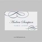 Tischkarten Hochzeit Vorlage Cool Hochzeit Tischkarten Vorlage Gefaltet Kalligraphische Polka