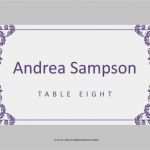 Tischkarten Hochzeit Vorlage Genial Hochzeit Tischkarten Vorlage Gefaltet Lila Damast