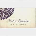 Tischkarten Hochzeit Vorlage Wunderbar Hochzeit Tischkarten Vorlage Rustikal Blumen Lila