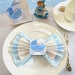 Tischkarten Taufe Vorlagen Einzigartig Tischkarten Kinderwagen Taufe Druck Servietten Bleu Kaufen