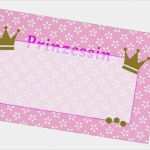 Tischkarten Vorlage Pdf Erstaunlich Namenskärtchen Tischkärtchen Prinzessingeburtstag