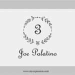 Tischkarten Vorlage Pdf Neu Hochzeit Tischkarten Vorlage Blatt Monogramm Schwarz