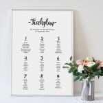 Tischplan Vorlage Fabelhaft Tischplan Hochzeit