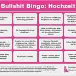 To Do Liste Hochzeit Vorlage Einzigartig Bullshit Bingo Zum thema Heiraten Verlobung Jga & Hochzeit