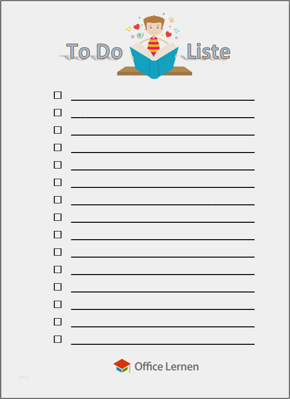 To Do Liste Vorlage Bunt Erstaunlich Word Diverse Vorlagen Für Schule Fice Lernen