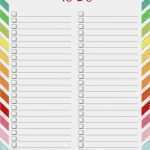 To Do Liste Vorlage Bunt Genial 10 Word to Do List Templates