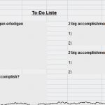 To Do Liste Vorlage Excel Inspiration Kostenlos todo Liste Auf Einer Seite Excel
