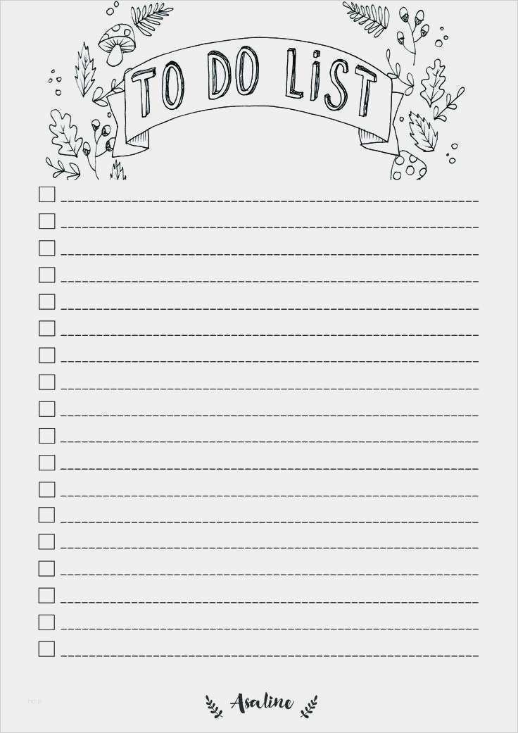 To Do Liste Vorlage Word Kostenlos Erstaunlich asaline Illustrations to Do List Gratuit A Imprimer Free
