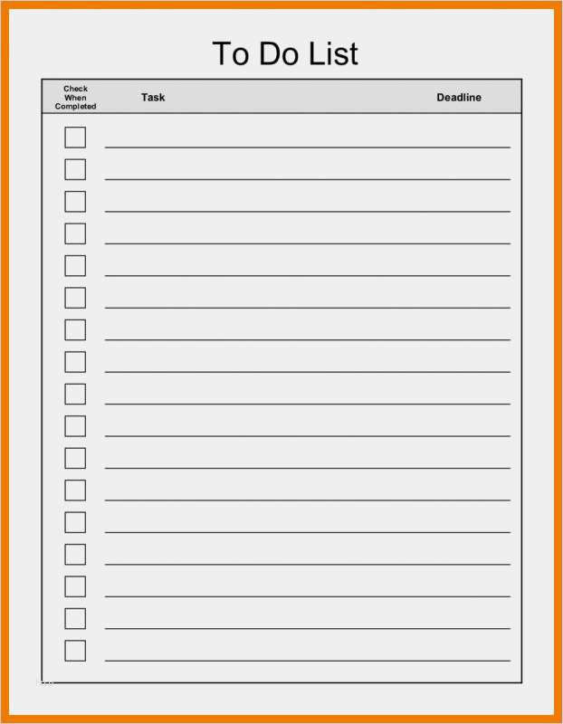 To Do Liste Vorlage Word Schönste Work Estimate Template