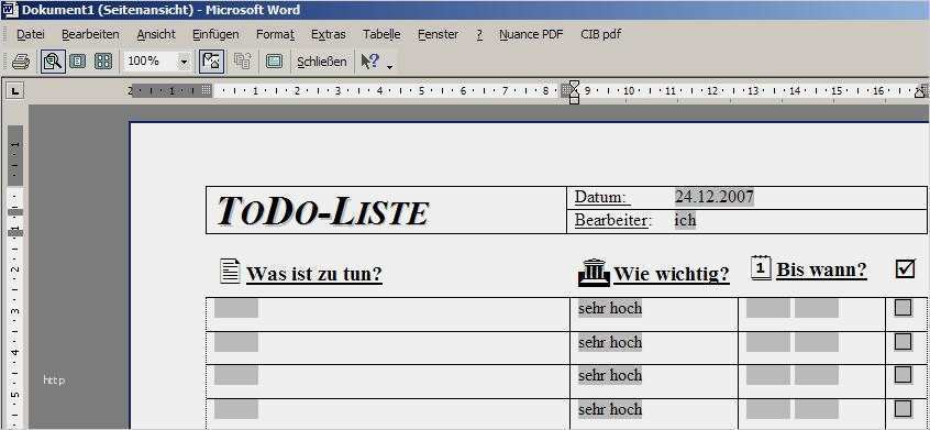 To Do Liste Word Vorlage Luxus Paket Vorlagen Zur todo Liste
