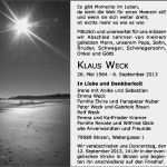 Todesanzeigen Muster Vorlagen Angenehm Klaus Weck Trauer Traueranzeigen & Nachrufe Badische