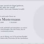 Todesanzeigen Muster Vorlagen Cool todesanzeigen Vorlagen