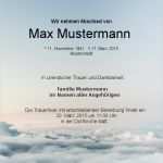 Todesanzeigen Muster Vorlagen Erstaunlich todesanzeigen – Informationen Zur todesanzeige Für Verstorbene