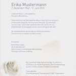 Todesanzeigen Muster Vorlagen Großartig Schön Teilzeitvertrag Muster