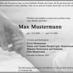 Todesanzeigen Muster Vorlagen Luxus Stilvolle todesanzeigen & Traueranzeigen Gestalten 20