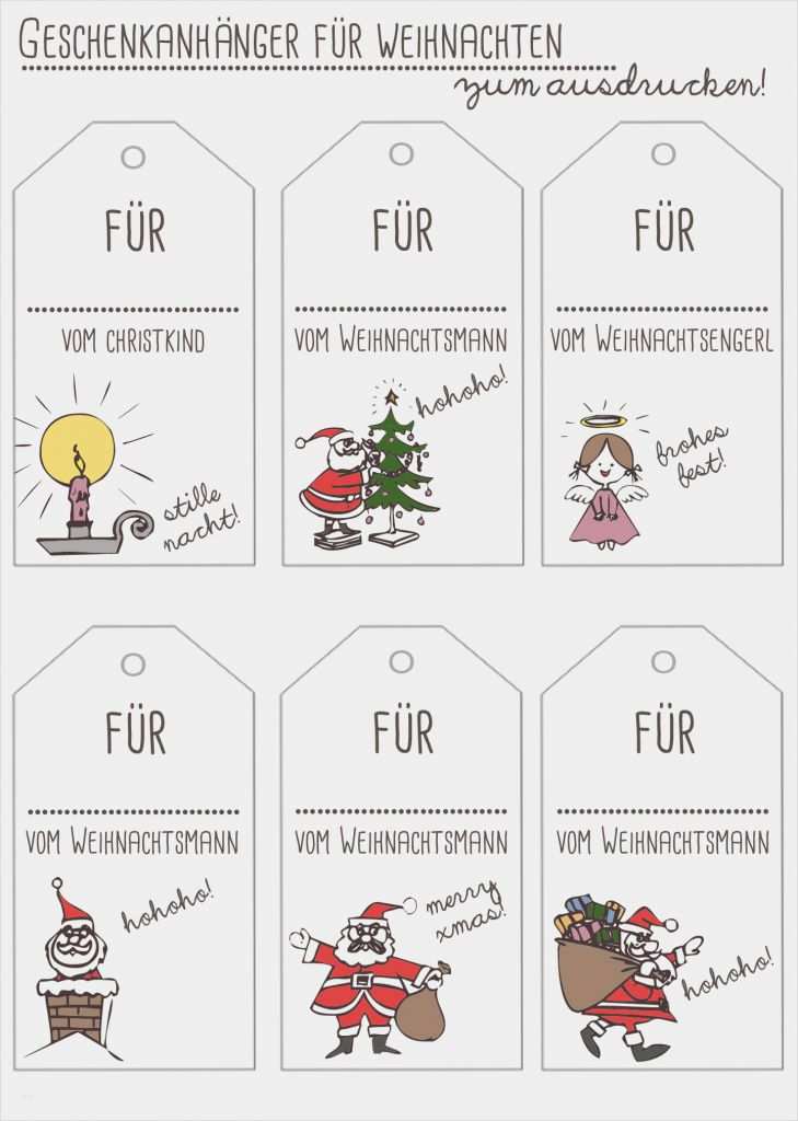 Tombolalose Selber Machen Vorlage Luxus Free Printables Geschenkanhänger Für Weihnachten