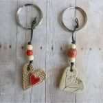 Ton formen Vorlagen Bewundernswert Ähnliche Artikel Wie Keramik Herz Keychain ton Herz