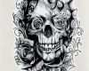 Totenkopf Tattoo Vorlagen Großartig totenkopf Schädel Rose Temporäre Tattoo
