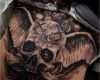 Totenkopf Tattoo Vorlagen Inspiration Tattoovorlage totenkopf Mit Engelsflügel