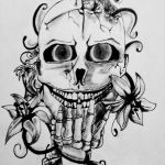 Totenkopf Tattoo Vorlagen Luxus Bild Tattoo Vorlage totenkopf Zeichnungen Fantasie