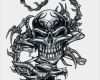 Totenkopf Tattoo Vorlagen Neu Skull totenkopf Schlange Aufkleber Silber Schwarz