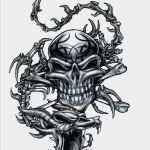 Totenkopf Tattoo Vorlagen Neu Skull totenkopf Schlange Aufkleber Silber Schwarz