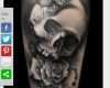 Totenkopf Tattoo Vorlagen Schön Bedeutung totenkopf Tattoo Mit Rose Und Kreuz
