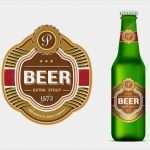 Tour Label Vorlage Fabelhaft Bier Etikett Vorlage — Stockvektor © Frbird