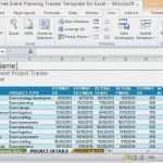 Trading Plan Vorlage Süß Free event Planning Tracker Template for Excel