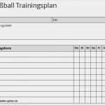 Trainingsplan Erstellen Excel Vorlage Best Of Fußball Trainingsplan Vorlage Kostenlos Als Pdf Zum Download