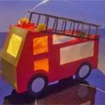 Traktor Laterne Basteln Vorlagen Elegant Bastelvorlage Feuerwehrauto Igiocolandia