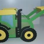 Traktor Laterne Basteln Vorlagen Wunderbar Laterne Traktor John Mit Schaufel Bastelkönigin