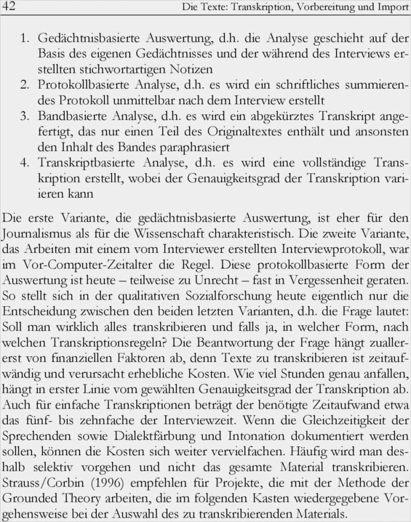 Transkription Interview Vorlage Einzigartig 2 5 Texte Transkribieren Transkriptionsregeln Und