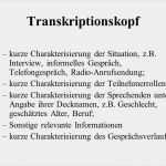 Transkription Interview Vorlage Gut Hs Transkription Analyse Und Ko Rung Redebegleitender