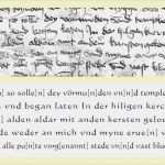 Transkription Vorlage Schön Altdeutschehandschrift – Übertragung Transkription Und