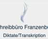Transkription Vorlage Schönste Schreibbüro Franzenburg Juristischer Schreibservice