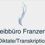 Transkription Vorlage Schönste Schreibbüro Franzenburg Juristischer Schreibservice
